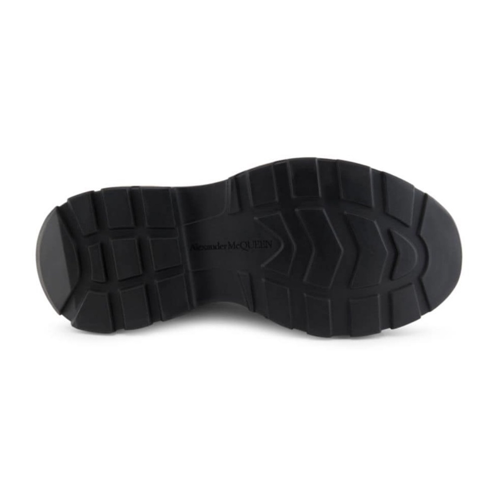Alexander McQueen Unisex Black and Gray High-Top Sneakers - Picture 8 of 12